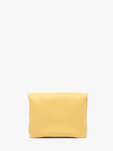 Portemonnee Leder Milano Geel caviar CA23092 ander zicht 2